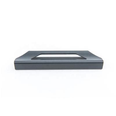 China Modern luxury anthracite RAL 7016 MATT Aluminum Door Handle for glass sliding wall in Europe for sale