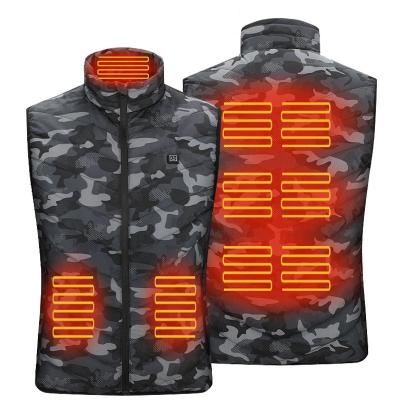 China Waterproof ECO Single Usb Battery Powered High Quality Vest For Man Electronic Heating Mans Vest For Winter for sale