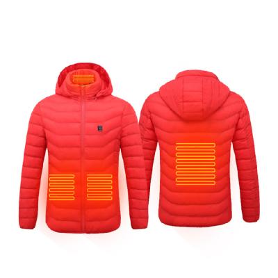 China ECO sustainable single warm winter coat wholesale outdoor waterproof hunting jacket battery heated jacket for men for sale