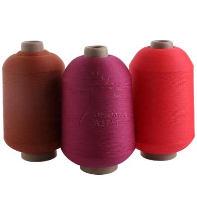 China High Tenacity Polyester Yarn Stretch Polyester Hank Dye Yarn 75D/36F/2 For Weaving for sale