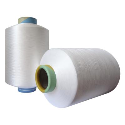 China White Anti-bacteria Dope Dyed Polyester Yarns DTY 100D/36F/1 NIM 100TPM Bright for sale