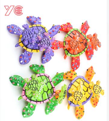 China Shape Cheapest Handmade Polyresin Mix Colors 3d Tourist Souvenir Fridge Magnet For Sea for sale