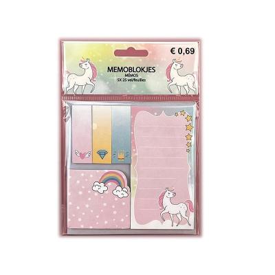 China Pocket Self-adhesive Hot Sticky Note Stationery Various Sizes Personalized Fashionable Cartoon Colorful Notepads Customize for sale