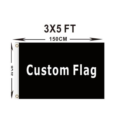 China Cheap National Sports Festival Hanging Large Size Designs Different Hanging 3X5 Flag Custom Made for sale