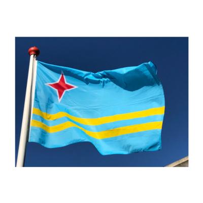 China Hanging High Quality Drop Shipping All Country Digital Printed 3x5 Aruba 100% Polyester Flag for sale