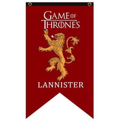 China Hanging House Home Office Hanging Cheap Printed Game Of Thrones Wall Flag for sale