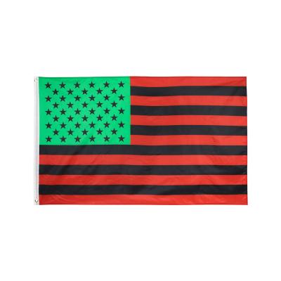 China Hanging History Flag 3x5Ft 100D Polyester Double Stitched African American UNIA Black Liberation Flag For Outdoor Events Activitie for sale