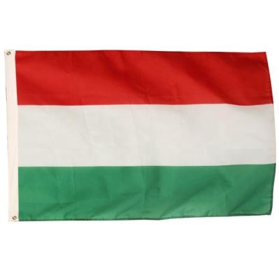 China FLY 3x5ft 90x150cm And Other Size Hungarian Flag Banner PF Hungary Polyester Printing Red White Green Flag for sale