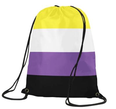 China Made Cheap Non Binary Drawstring Backpack New Gift Bag Nonbinary Drawstring Bag Manufacturer for sale