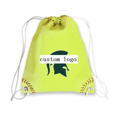 China Chinese Made High Quality Football Soccer Gift Bag Custom Sports Drawstring Bag for sale