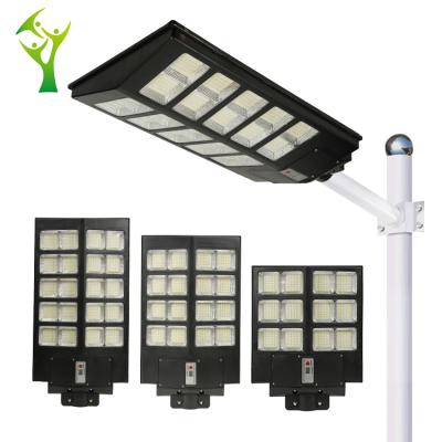 China HIGH Lumen Human Body Induction HIGH ROAD ABS 180W 240W 300W All In One LED Solar Panel Street Light for sale