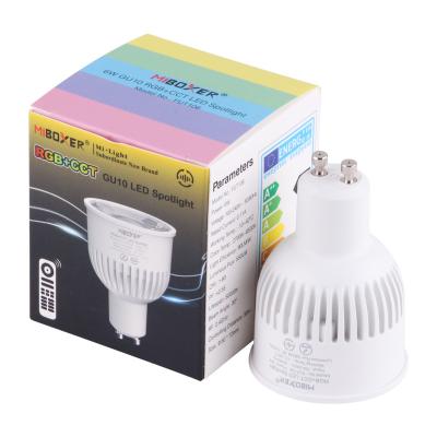 China 2.4G RF Outdoor Warranty 2.4GHz RGB+CCT 6W MiLight High Quality Smart Home Lamp Wifi Or APP WIFI Control 3years for sale