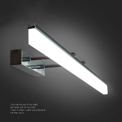 China Modern Vanity Makeup LED Mirror Lamp 16W Mirror Lights With Extendable Pole And Swing Arm for sale