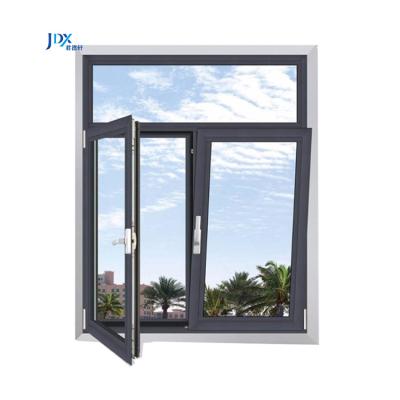 China Sliding Style Large Modern Commercial Aluminum Casement Window 72 Window Material Price 36 X With Glass for sale