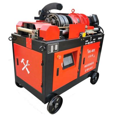 China Construction High Speed ​​Electric Automatic Rebar Wire Rolling Machine JBG-40 Fully Automatic Bar Threading Making Machine for sale