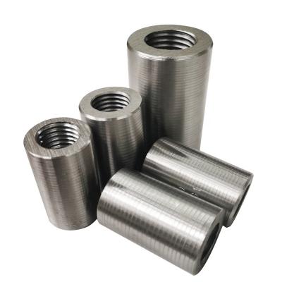 China Modern Rebar Coupler Length 12-50mm Building Materials Bar Sleeve for sale