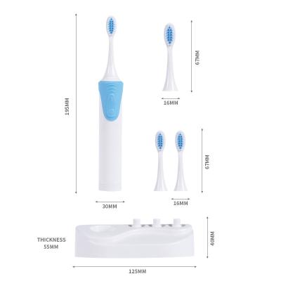 China Teeth Cleaning OEM 4 Replaceable Toothbrush Heads 1toothbrush Holder Tooth Cleaner For Home Use Electric Toothbrush Set for sale