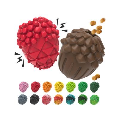 China Kinyu Sustainable OEM Manufacturer Multicolor Rubber Pet Interactive And Motion Dog Ball Toy Chews For Dog for sale