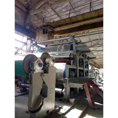 China Factory Chinese Manufacturer 2400mm Wholesale Pattern Rice Straw Single Clapper Corrugated Paper Machine for sale