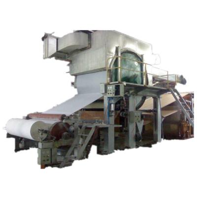 China Tissue napkin paper machine price with capacity for 10t/d using waste paper and virgin pulp as raw material 10t/d for sale