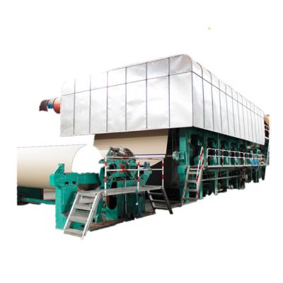 China Factory 30T/D 2400mm Cardboard Scrap Recycling Corrugated Paper Production Line for sale