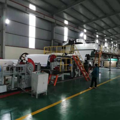 China Mill 30-50t/d kraft paper and testliner paper and carton paper liner machine for sale