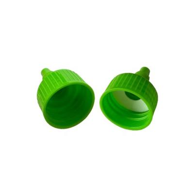 China Wholesale Non Spill 20-410 24-410 Green Color Twist Top Cap With Aluminum Coating Sealing Cap for sale