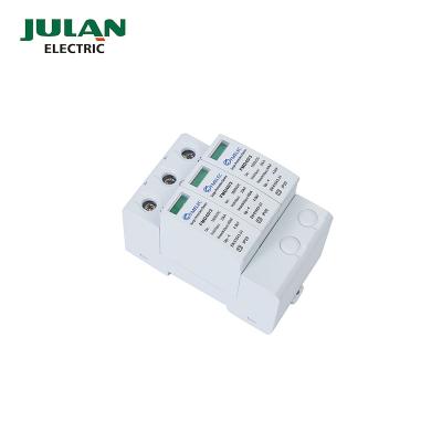 China Low-Voltage Protection JULAN DC Solar SPD 1000V 20ka Surge Protector Surge Protection Device PV System for sale