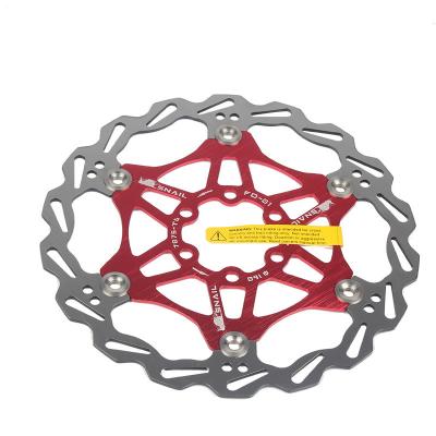 China BMX Bicycle Parts Mountain Bike Disc Brake Pad Six Nail Brake Floating Disc 203MM for sale