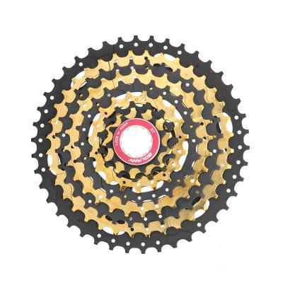 China Customized bicycle flywheel cassette 8/9/10/11/12 shift steel gear bicycle flywheel cassette gear for sale