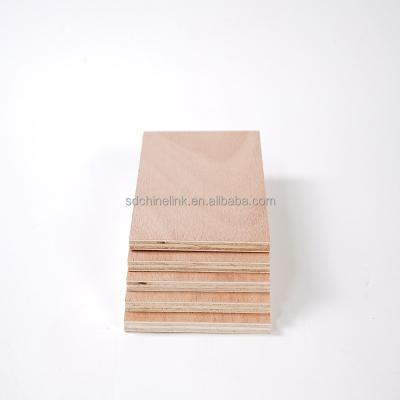 China Modern Top Quality Furniture Grade two times hot press Okume commercial poplar core plywood for sale