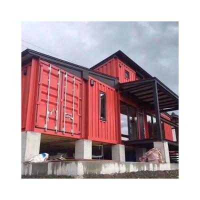 China Modern Factory Direct Supply China Cheap Price Log Home Luxury Villa House Steel Prefab Houses for sale