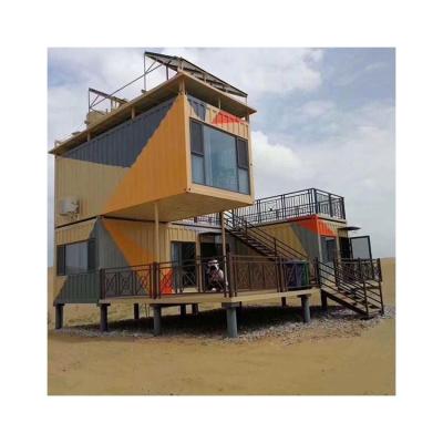 China Modern Factory Directly Supply Living Container Luxury And Steel Frame Demountable Lightweight Prefab Villa House Quick Assembly for sale