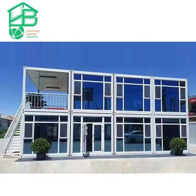 China 20ft 40ft Large Gymnasium Container Low Cost Modern Roof Modified Prefab Luxury House for sale