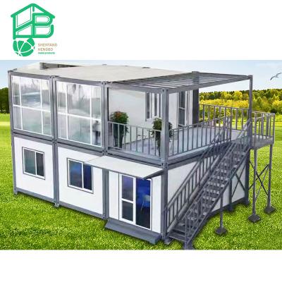 China 20ft 40ft Villa Sentry Box Guard House Toilet Modern Shop Cabin for sale