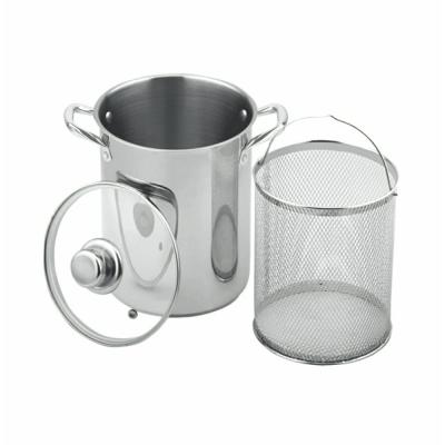 China Viable Wholesale Multifunctional Stainless Steel Asparagus Pot Hot Selling Pasta Pot for sale