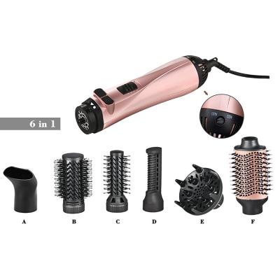 China Ionic 6 in 1 Muti-functional hot air brush for sale