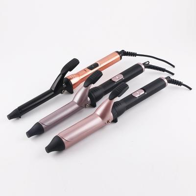 China Popular wholesale Professional ceramic coating curling iron spring curling iron with different size  HM810A/810C/810D for sale