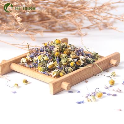 China New Arrival 100% Pure Low Fat Blended Health Tea Dry Flower Chamomile Lavender Herbal Tea Flower Herb Tea for sale