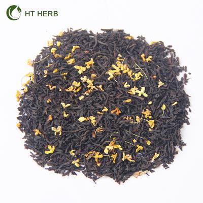 China Popular Types Of Zero Additives Flavored High Quality Osmanthus Flower Black Tea Scented Herbal Tea Customized Tea Bag for sale