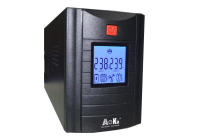 China AoKu Offline UPS V-1500 1500VA LCD Display with Modified Sine Wave, 110V,120V /220V, 230V, 50Hz /60Hz, CPU control for sale