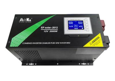 China AoKu Solar Inverter EP Solar - 2012, 12VDC, 2000W, Pure Sine Wave with AC Input, Off-Grid for sale