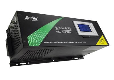 China AoKu Solar Inverter EP Solar - 6048, 48VDC, 6000W, Pure Sine Wave with AC Input, Off-Grid for sale