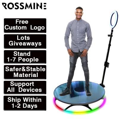 China SDK Rossmine 360 ​​Photo Booth 2022 with ipad 360 ipad photobooth ipad 360 photo booth photobooth visual explosion square light for sale