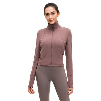 China Breathable Wholesale Yoga Tops Outdoor Jacket For Women Comfortable Fitness Training Running Clothes Yoga Jacket for sale