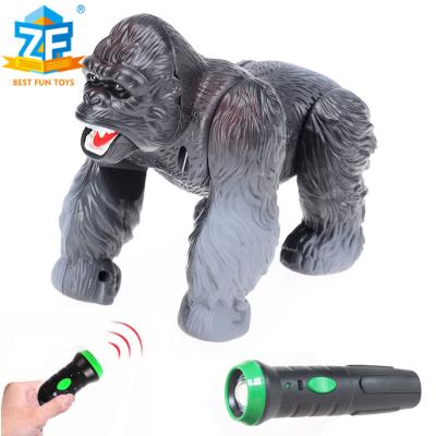 Cina Drop Shipping JiaHuiFeng Rc Orangutan Prank Toy Cartoon Simulation Model Animal Toy Q1P Summer Game in vendita