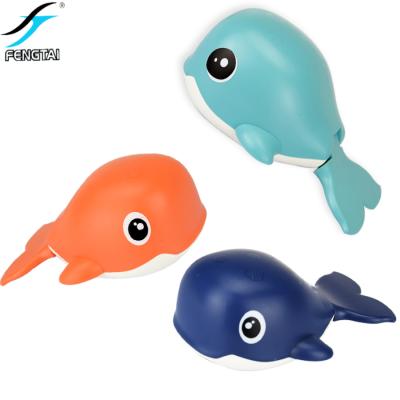 Cina 2021 Fun Toys On A Whale Bath Wind Up Toy Play Water Pool Shower Bathroom Baby Kids for Children D2P in vendita