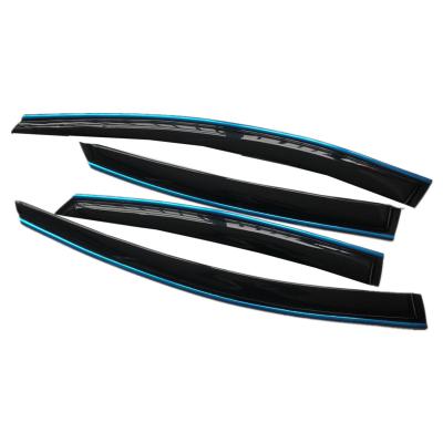 China Factory-direct SUN VISOR Chrome Window Deflector Guards Sun Rain Visor Shield Cover Car Accessories For MAZDA 3 for sale