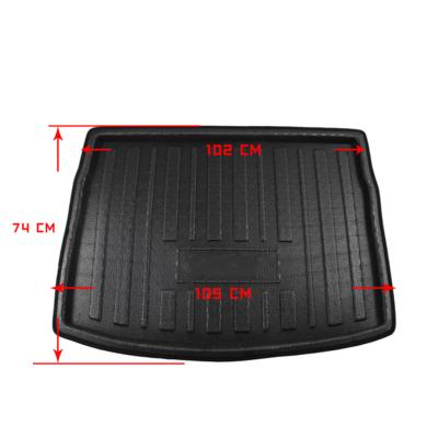 China OEM Auto Parts Car Trunk Mat Rear Trunk Floor Mat Liner 3D Model Easy Cleaned Storage Box Cargo Waterproof Cover For VW Golf 7 Mk7 2014 for sale