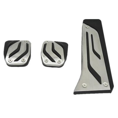 China Car Stainless Steel Sports Accelerator Brake Foot Rest Pedal Non-slip Cover For BMW for sale